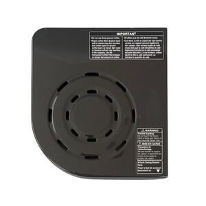 Zojirushi EC-YTC100 EC-YSC100 Coffee Machine Replacement Top Lid Cover Black